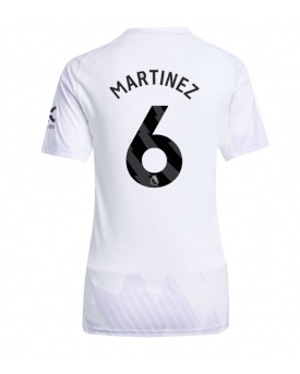 Billige Fotballdrakt Manchester United Lisandro Martinez #6 Replika Bortedrakt Dame 2025-26 Kortermet Billige Fotballdrakt Manchester United Lisandro Martinez #6 Replika Bortedrakt Dame 2025-26 Kortermet